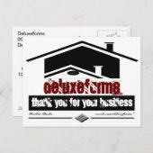 ブラックルーフサンキュー ポストカード (正面/裏面)