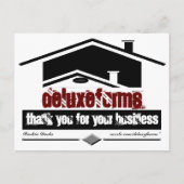 ブラックルーフサンキュー ポストカード (正面)