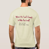 ブラックレイベンイン Tシャツ (裏面)