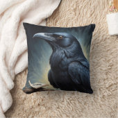 ブラックレイベン クッション (ブランケット)