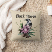 ブラックレイベン クッション (ブランケット)