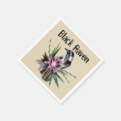 ブラックレイベン スタンダードカクテルナプキン (角)