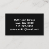 ブラックレインボーカラーパレット 名刺 (裏面)