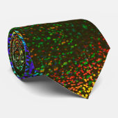 ブラックレインボー銀河系グリッターネクタイ ネクタイ (ロール)