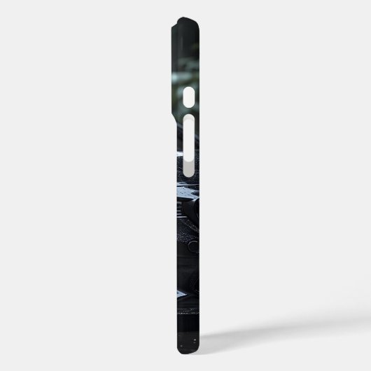 ブラックレイン // ハローエディション Case-Mate iPhoneケース (裏面 / 左)