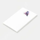 ブラックレイヴンオンザブランチイラストレーション ポストイット (アングル)