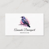 ブラックレイヴンオンザブランチイラストレーション 名刺 (正面)