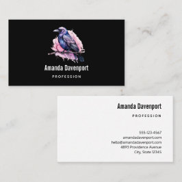 ブラックレイヴンオンザブランチイラストレーション 名刺