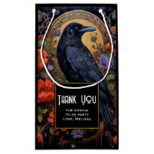 ブラックレイヴンダークゴシックパーティーサンキュー スモールペーパーバッグ (裏面)