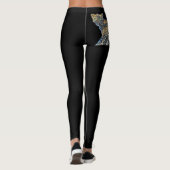 ブラックレオパードレギンス レギンス (裏面)