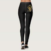 ブラックレオパードレギンス レギンス (裏面)