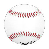 ブラックレオライオン〔占星術の〕十二宮図 野球ボール (裏面)