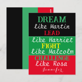 ブラックレガシーBLMブラックヒストリ月はがき ポストカード