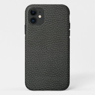 ブラックレザーのカスタマイズ iPhone 11 ケース