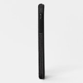 ブラックレザーのテクスチャー iPhone 5 カバー (裏面/左)