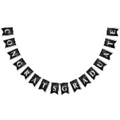 ブラックレザーの卒業おめでとう バンティングフラッグ (全)