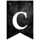 ブラックレザーの卒業おめでとう バンティングフラッグ (第1の旗)