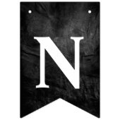 ブラックレザーの卒業おめでとう バンティングフラッグ (第3の旗)