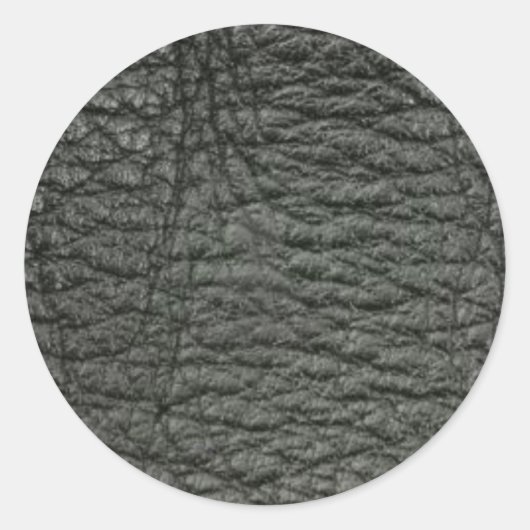 ブラックレザーエフェクト ラウンドシール (正面)