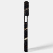 ブラックレザーカタツムシキケース Case-Mate iPhoneケース (裏面 / 右)