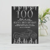 ブラックレザーシルバーバイク100周年記念 招待状 (スタンド正面)