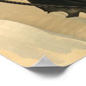 ブラックレザージャケットポスターのゴシック様式のスケルトン ポスター (角)