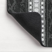 ブラックレザーダイヤモンド マウスパッド (047-051) (コーナー)