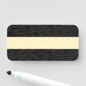 ブラックレザーテクスチャプリント 名札 (インサイチュ)