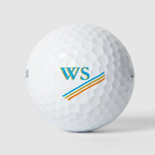 ブラックレザーパーソナライズされたゴルフヘッドカバー ゴルフボール (正面)