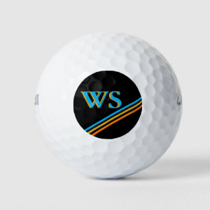 ブラックレザーパーソナライズされたゴルフヘッドカバー ゴルフボール