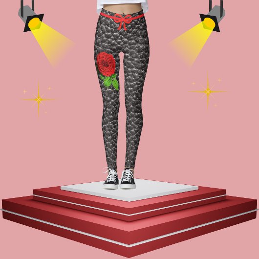 ブラックレザーフェイクテクスチャバラトレンディーファッション レギンス