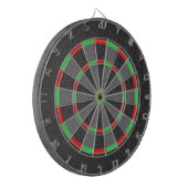 ブラックレザーフェイクテクスチャ ダーツボード (正面左)