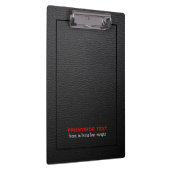 ブラックレザーフェイクヴィンテージテクスチャ クリップボード (右)