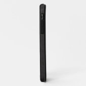 ブラックレザーマットデザイン Case-Mate iPhoneケース (裏面/左)
