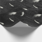 ブラックレザーラッピング紙 ラッピングペーパー (角)