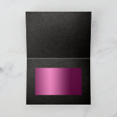 ブラックレザールックサンキューグリーティングカード サンキューカード (内部)