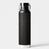 ブラックレザールック ウォーターボトル (正面)