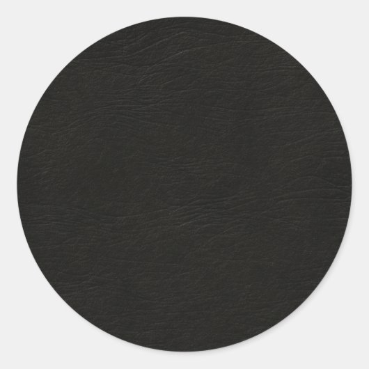 ブラックレザールック ラウンドシール (正面)