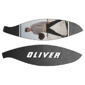 ブラックレザー名文字フォトバスケットボール バスケットボール (パネル)