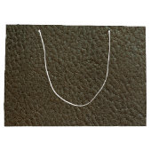 ブラックレザー抱き枕 ラージペーパーバッグ (裏面)