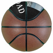 ブラックレザー最高のプリントパパ父の日写真 バスケットボール (右)