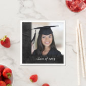 ブラックレザー目盛りフレーム スタンダードカクテルナプキン (インサイチュ)