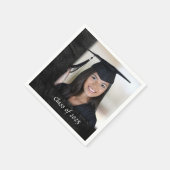 ブラックレザー目盛りフレーム スタンダードカクテルナプキン (角)