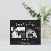 ブラックレザー結婚バイクの2枚の写真データを保存 (スタンド正面)