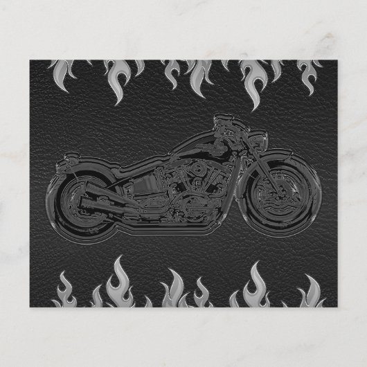 ブラックレザー結婚バイクの2枚の写真データを保存 (裏面)