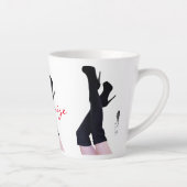 ブラックレザー腿 – ハイブーツThunder_Cove カフェラテマグ (右)