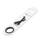 ブラックレザー腿 – ハイブーツThunder_Cove スピード栓抜き (正面アングル)