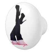 ブラックレザー腿 – ハイブーツThunder_Cove セラミックノブ (右)