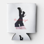 ブラックレザー腿 – ハイブーツThunder_Cove 缶クーラー (正面)