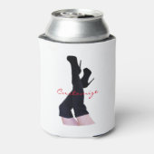 ブラックレザー腿 – ハイブーツThunder_Cove 缶クーラー (缶裏面)